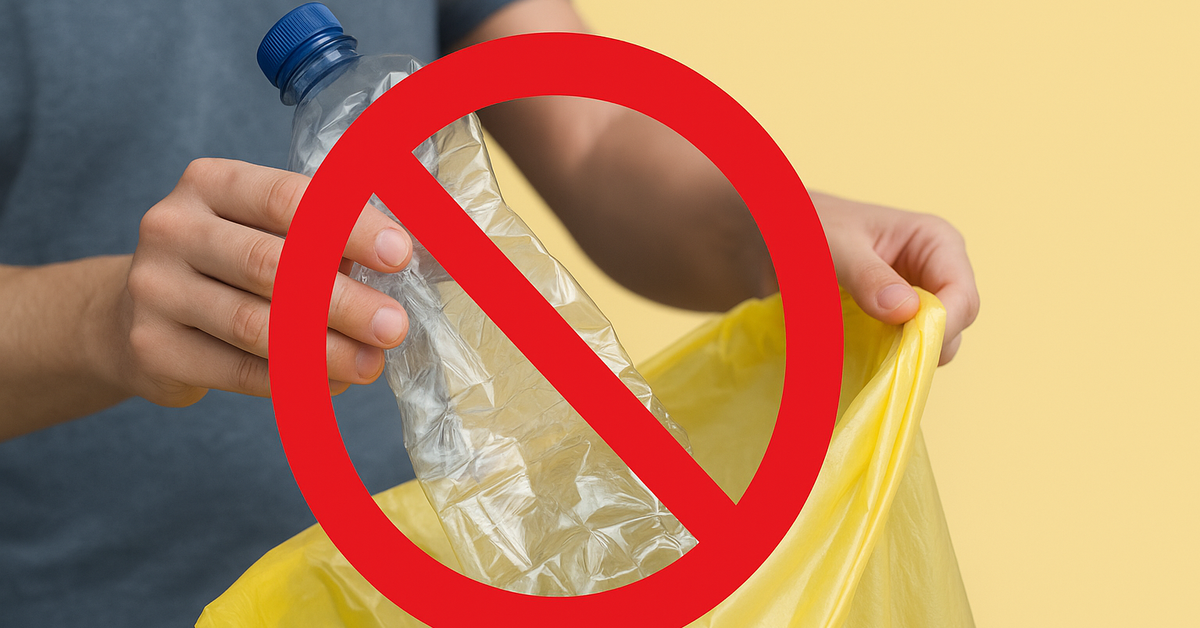 Koniec z wyrzucaniem plastikowych butelek do żółtych pojemników. Teraz odpadów trzeba się pozbyć osobiście