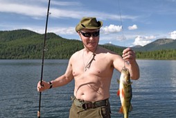 Russian President Vladimir Putin on vacation in Republic of Tyva