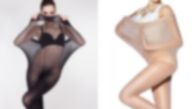 Rajstopy dla kobiet plus size reklamują... szczupłe modelki! Internauci są oburzeni