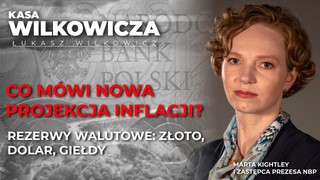 Co mówi nowa projekcja inflacji? Jak NBP lokuje rezerwy walutowe? Rozmawiamy z I wiceprezes NBP [KASA WILKOWICZA]