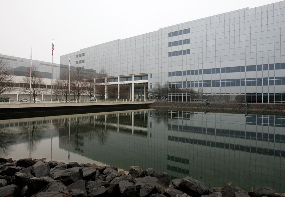 The Sears headquarters in Hoffman Estates, Illinois.