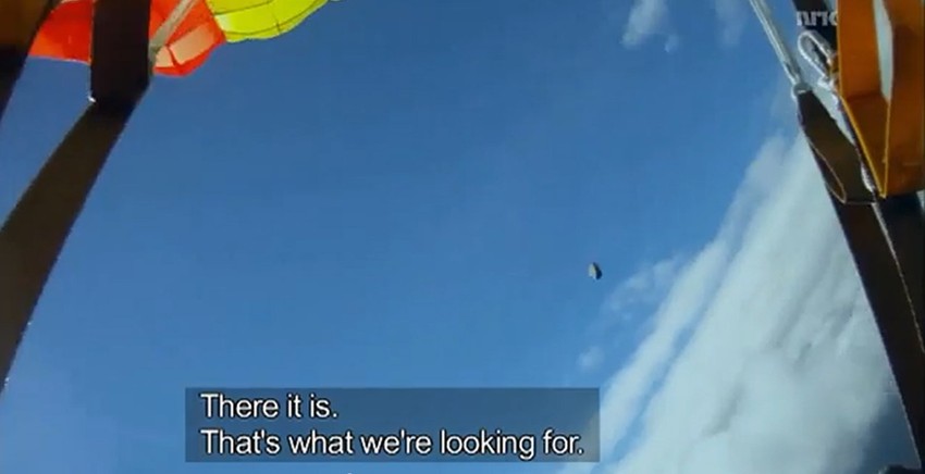 Snimak meteorita sa kamere na kacigi Andersa Helstrupa