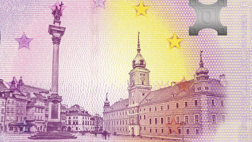 Banknot 0 euro - Euro Souvenir Warszawa