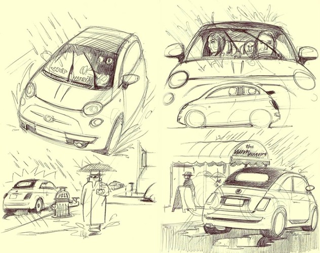 ...nie boi się deszczu