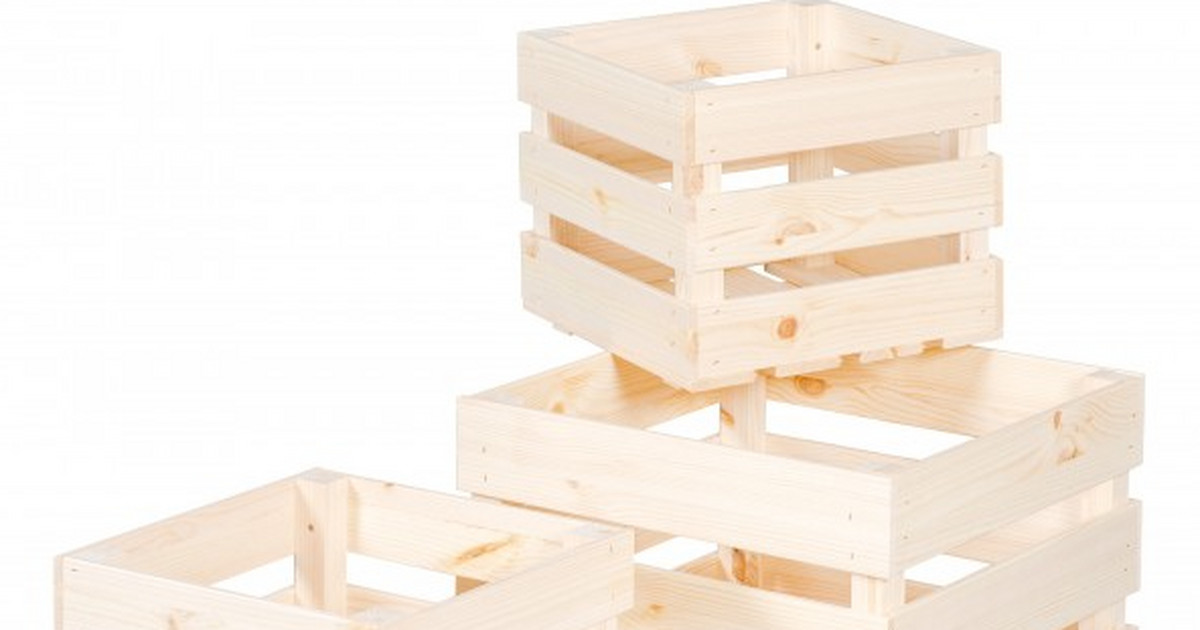 10 pomysłów na wykorzystanie drewnianej skrzynki - Dom