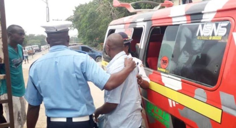 Police arrest a driver during a past crackdown