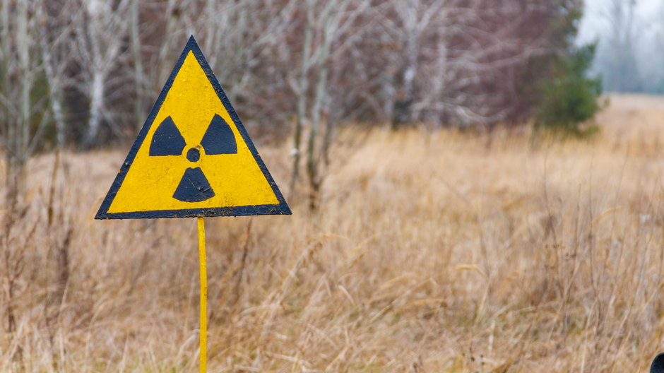 Znak o zagrożeniu radioaktywnym (zdjęcie ilustracyjne)