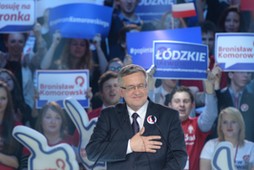 WARSZAWA WYBORY PREZYDENCKIE KAMPANIA KOMOROWSKI