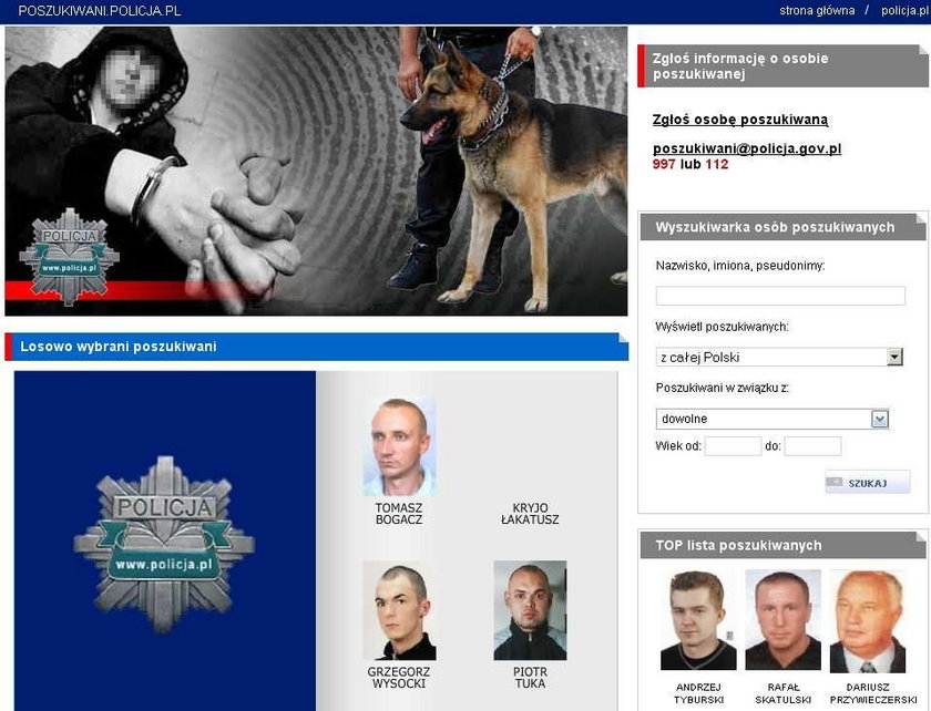 Setki bandytów i zaginionych w internecie. Nowa strona policji