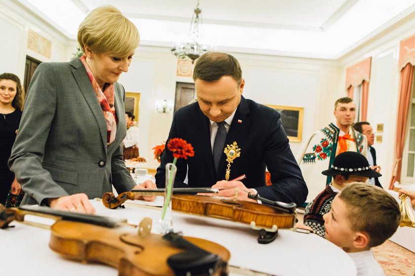 Agata Duda w Pałacu Prezydenckim 