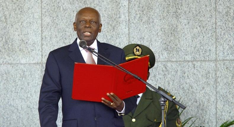 Angola's President Jose Eduardo dos Santos, 74, has been the oil-rich country's president since September 1979, making him Africa's second-longest serving leader