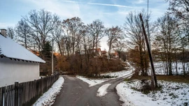 Kuće na selu - ilustracija