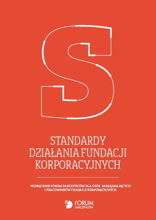 Okładka podręcznika dla osób zarządzających i tworzących fundacje korporacyjne