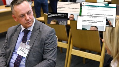 Sędzia Tomasz Szmydt uciekł na Białoruś. Światowe media reagują