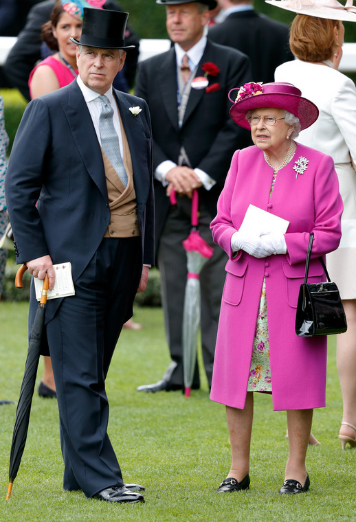 Królowa Elżbieta II i książę Andrzej w 2017 r. 