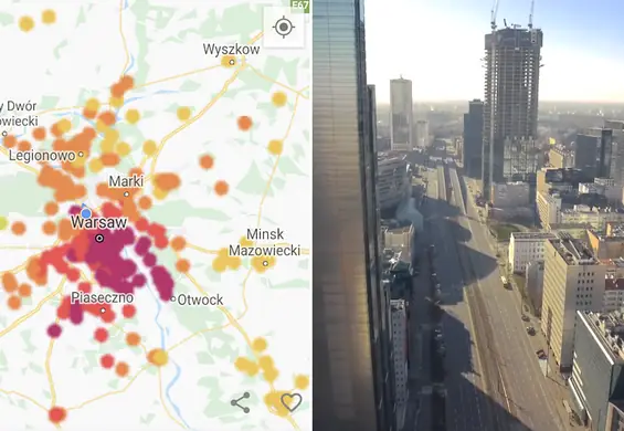 Czemu Warszawa miała najgorsze powietrze na świecie w ciepły dzień bez aut?