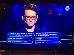 Co lub kogo wykończył Wacław Berczyński? Pytanie o wywiad DGP w... 'Milionerach'!