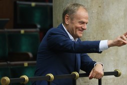 Donald Tusk na sali obrad Sejmu. 26.05.2023 r.