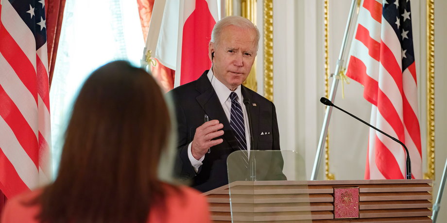 Joe Biden nie wyklucza obrony Tajwanu przed Chinami.