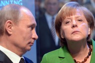 Władimir Putin i Angela Merkel 