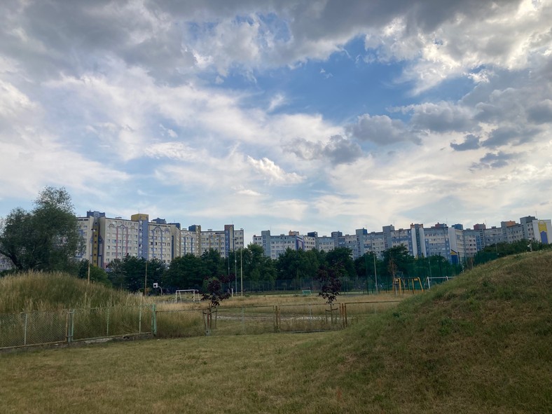 Kozanów, widok z ul. Ignuta.