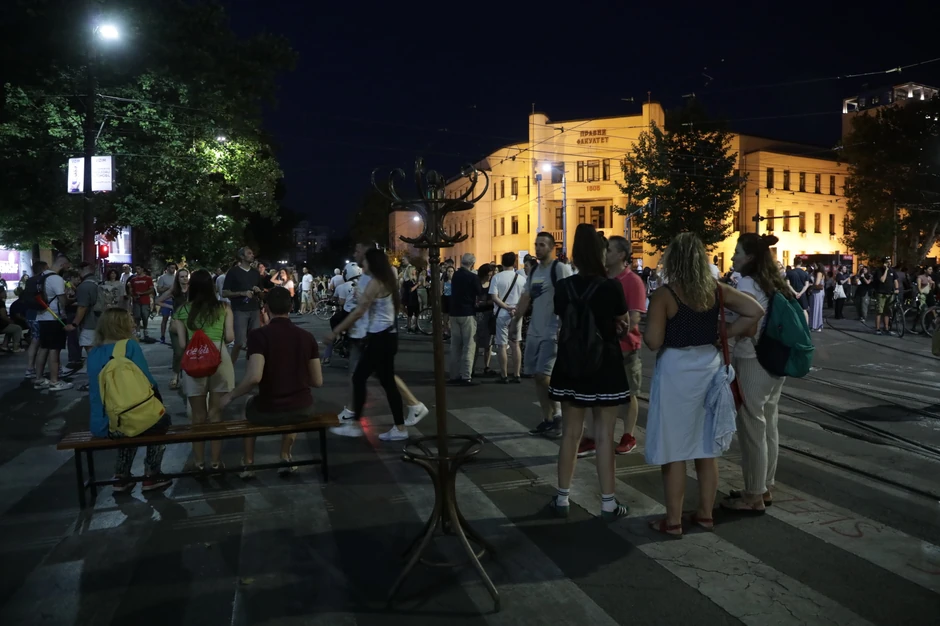 beograd studenti blokade protesti bulevar pravni fakultet