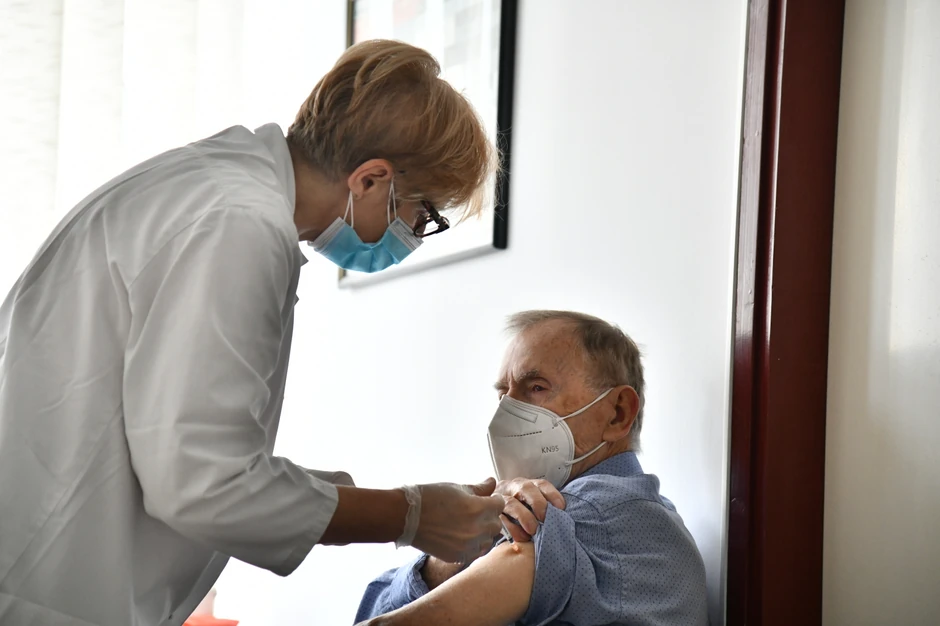 Vakcinacija najstarijih sugrađana u Domu zdravlja "Palilula"