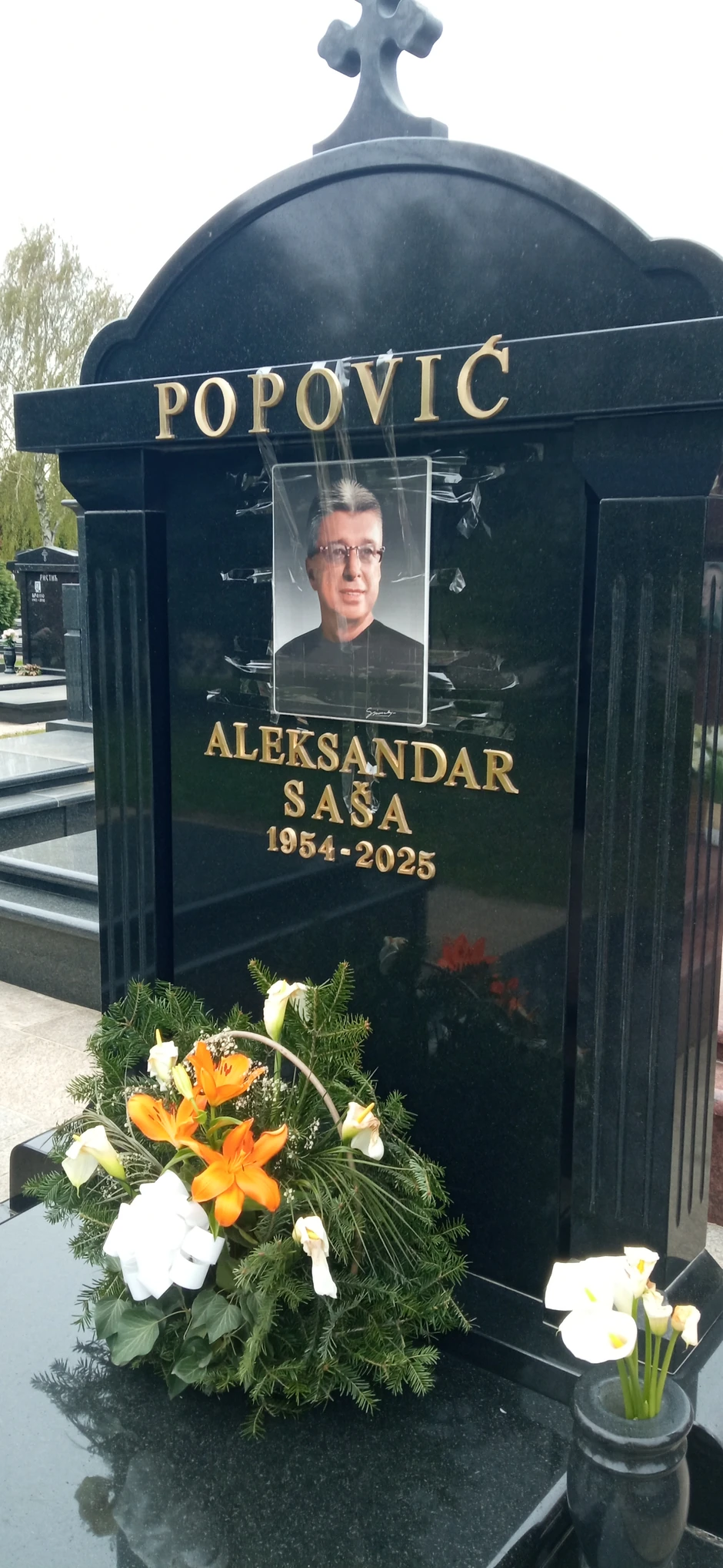 Saša Popović 40 dana