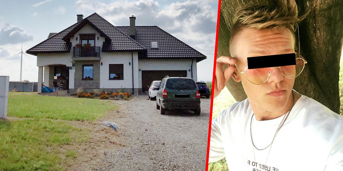 16-letni Mateusz M. wszedł po drabinie na balkon i z nożem rzucił się na gospodarza