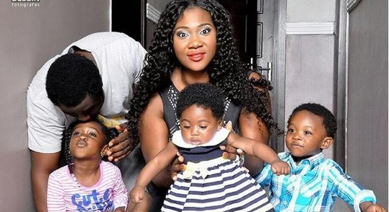 Mercy Johnson and family