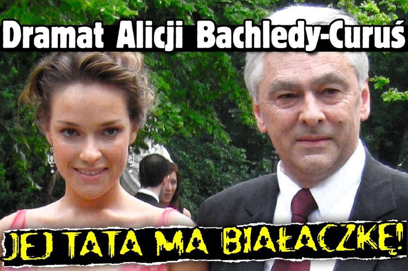 Smutek Alicji Bachledy-Curuś. Jej tata ma białaczkę!