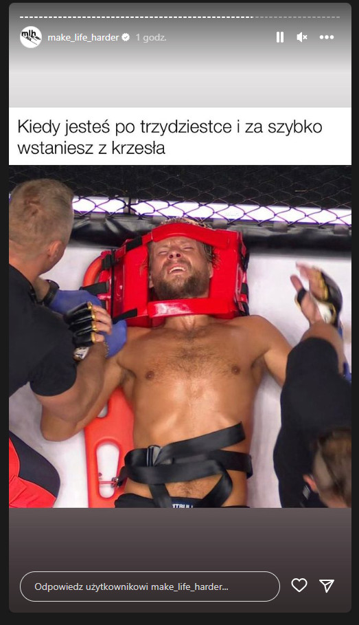 Memy po przegranej walce Sebastiana Fabijańskiego