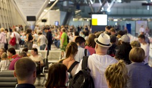 Velike gužve na aerodromima
