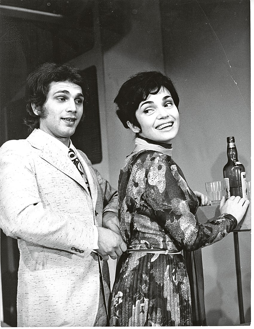 Sa Radom Đuričin u predstavi "Buba u uhu"