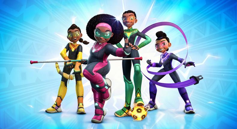 Years in the making, 1st original African animation series, Supa Team 4 streaming on Netflix