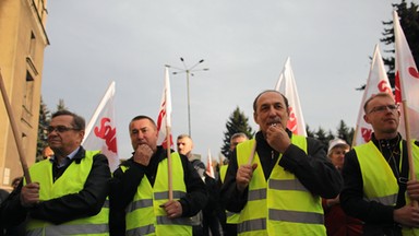 Kolejny protest związkowców huty ArcelorMittal