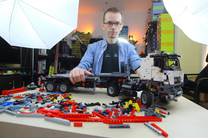 Pasjonat Lego z Warszawy