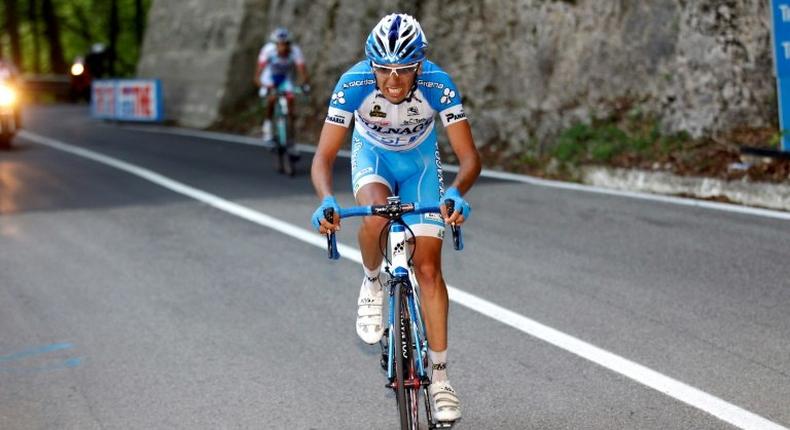 Italy's Stefano Pirazzi, pictured in 2011, won the best climber's competition at the Giro in 2013 and won a stage to Vittorio Veneto in 2014