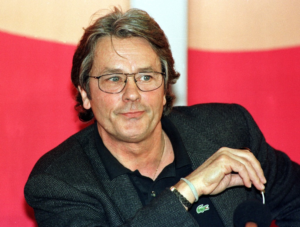 Francúzsky herec Alain Delon.
