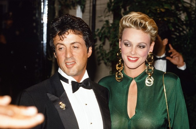 Silvester Stalone i Brigit Nilson 1985 godine