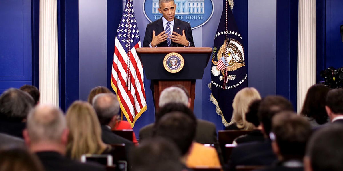 Obama scolds press for 'obsession' covering hacked emails during campaign
