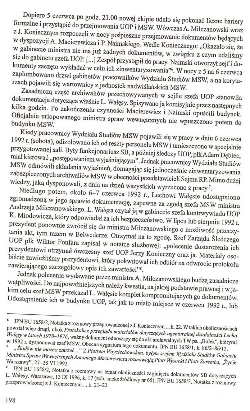 Fragmenty książki IPN o Wałęsie