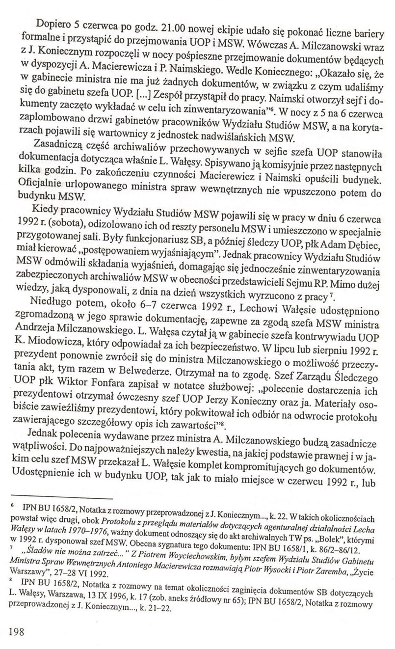 Fragmenty książki IPN o Wałęsie