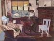 Andy Warhol. "Living Room" (ok. 1948 r.). Z kolekcji Paula Warhola