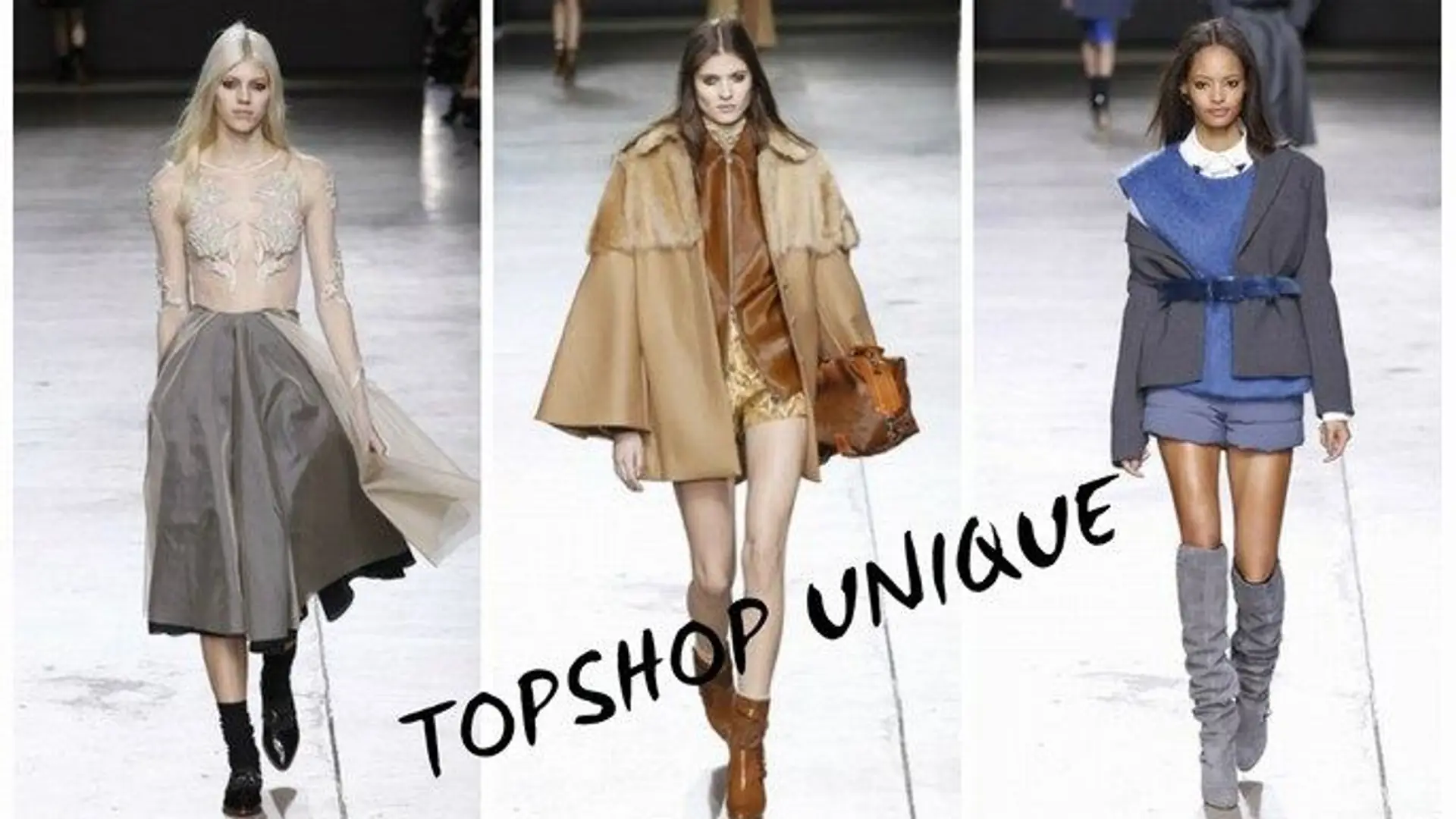 Sieciówka na wybiegu - Topshop Unique na jesień i zimę 2014/2015