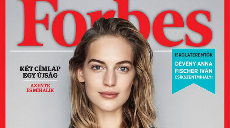 A Forbes magazin címlapján Axente Vanessa