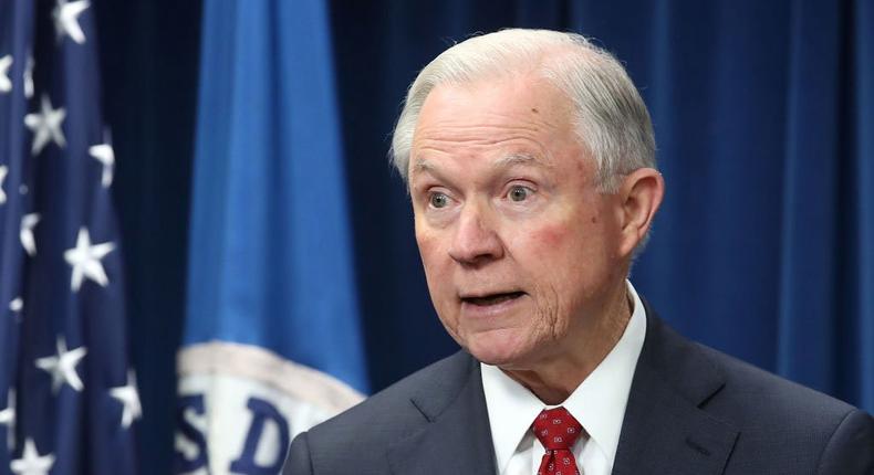 US Attorney General, Jeff Sessions.