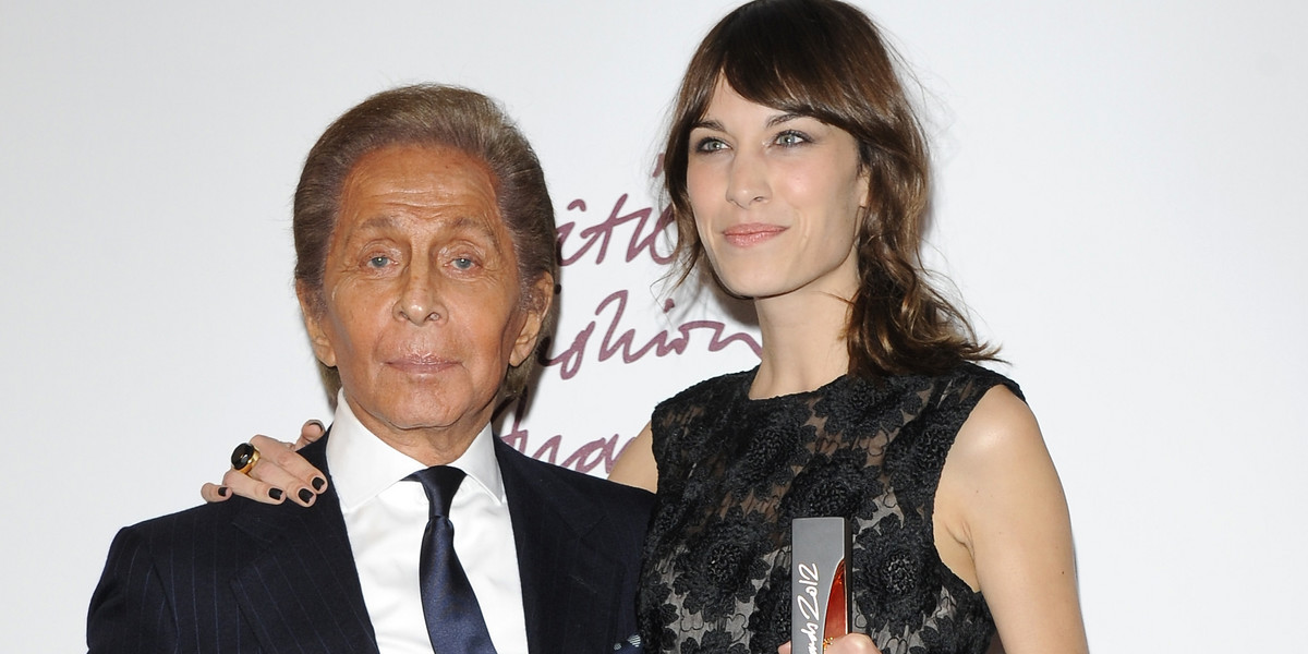 Valentino Garavani i Alexa Chung