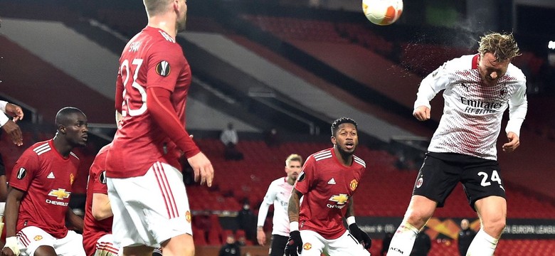 LE: Dobry mecz AC Milan na Old Trafford. Man United dogoniony w końcówce