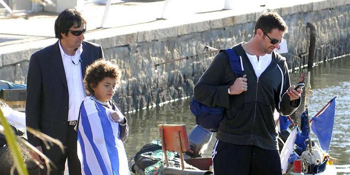 Jackman zabrał synka do Urugwaju
